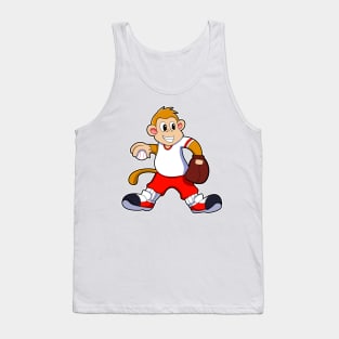 Monkey Baseball Baseball glove Tank Top